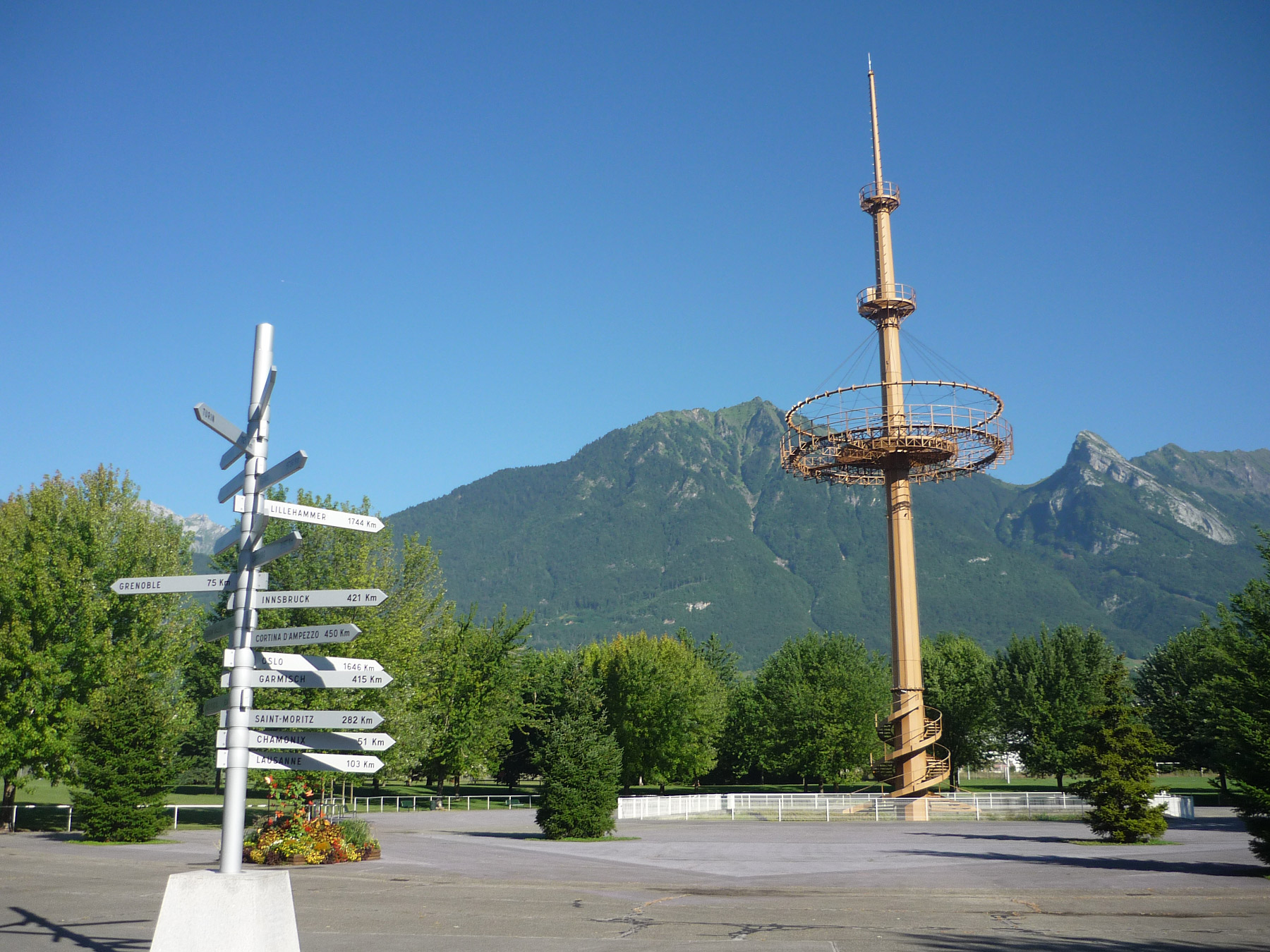 1992 Winter Olympics Albertville pylon